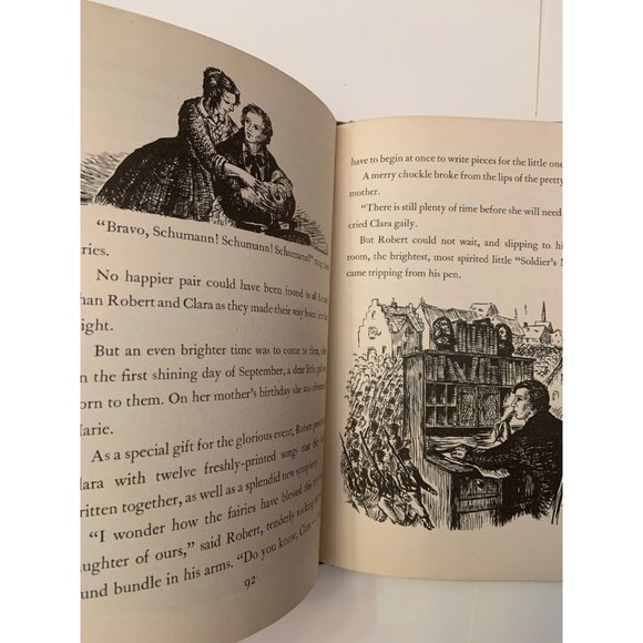 Robert Schumann and Mascot Ziff by Opal Wheeler first edition 1947 - Picture 8 of 11